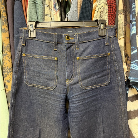 KHAITE Ray roll cuff wide leg jeans - Picture 5 of 10